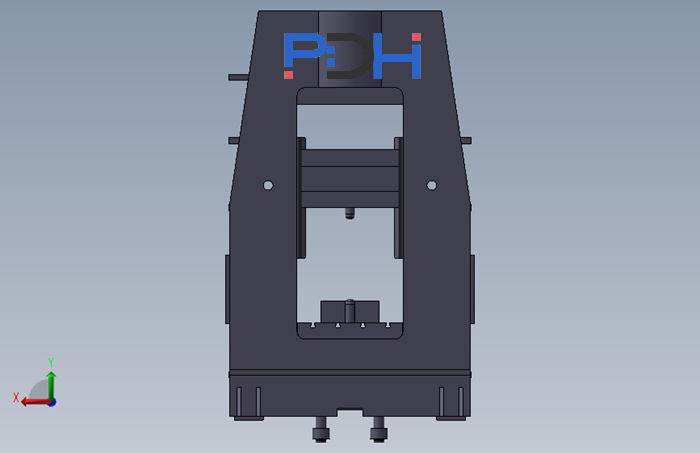 çok yönlü dövme hidrolik presinin çizimi
