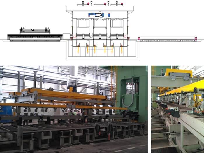 гидравлический пресс для продольной балки автомобиля