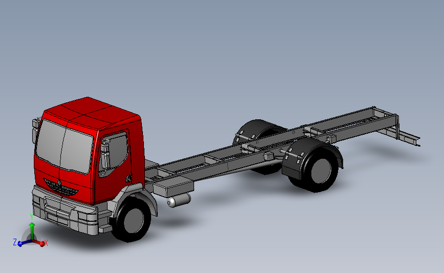 шасси грузовика