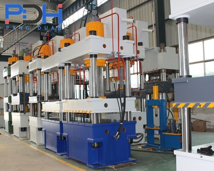 Stainless steel kitchen sink hydraulic presses