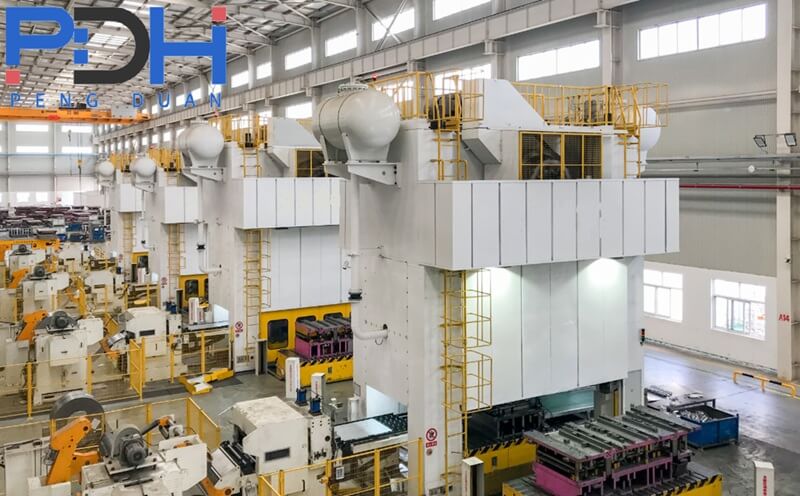 train door stamping press