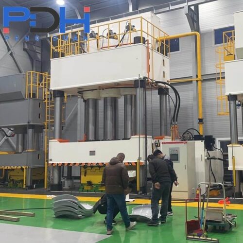 FRP cooling tower fan stack hydraulic press