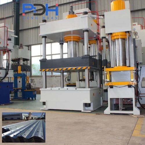 315 tonluk karayolu oluklu bariyer hidrolik presi