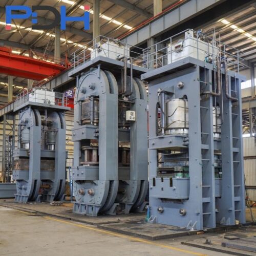 Presse hydraulique pour enroulement de fil d'acier précontraint