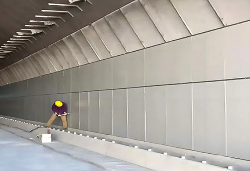 Pannello di protezione del tunnel